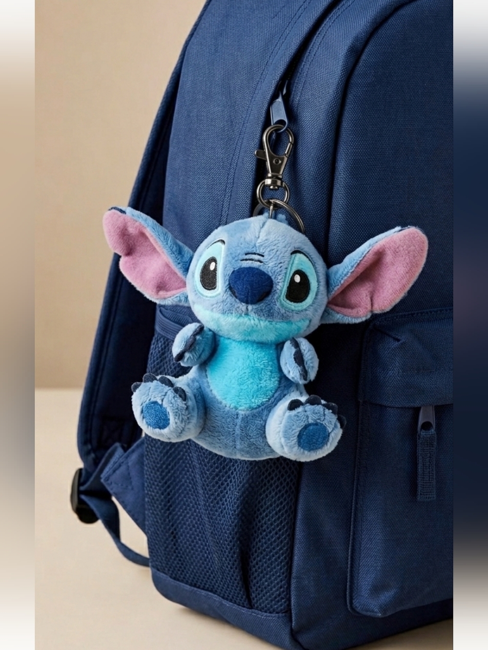 Disney Stitch Plush Bag Clip - Picture 3 of 3